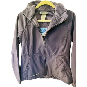 Free Country Women's Small Purple Faux Fur Lined Hooded Softshell Jacket